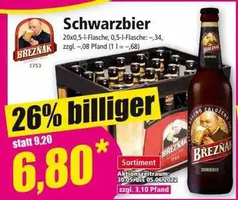 Norma Breznak Schwarzbier Angebot