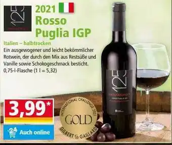 Norma 2021 Rosso Puglia Igp Angebot