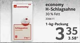 Selgros Economy H-schlagsahne Angebot