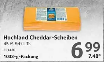 Selgros Hochland Cheddar-scheiben Angebot