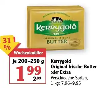 Globus Kerrygold Original Irische Butter / Extra 200/250g Angebot