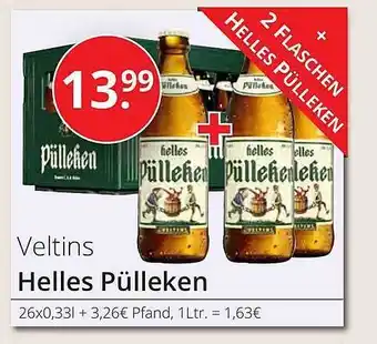 Sagasser Veltins Helles Pülleken Angebot