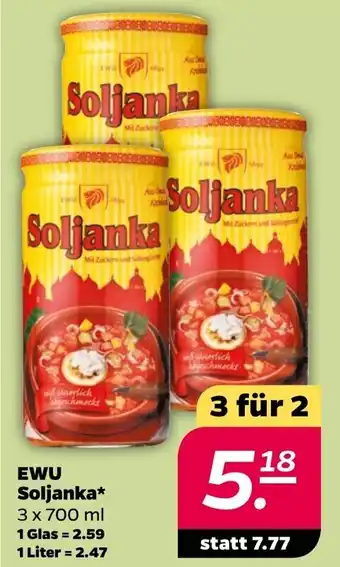 NETTO Ewu Soljanka 3x700 ml Angebot