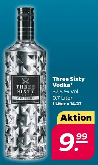 NETTO Three Sixty Vodka 0,7 Liter Angebot