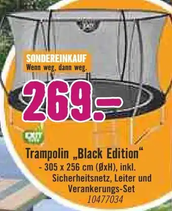 Hornbach Trampolin ,,Black Edition" Angebot