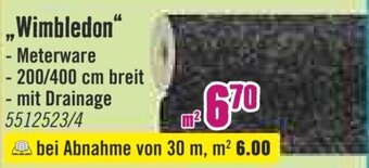 Hornbach Kunstrasen ,,Wimbledon" Angebot