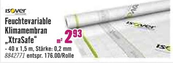 Hornbach Isover Feuchtevariable Klimamembran ,,XtraSafe" Angebot