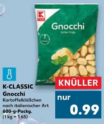 Kaufland K-Classic Gnocchi 600 g Packg. Angebot