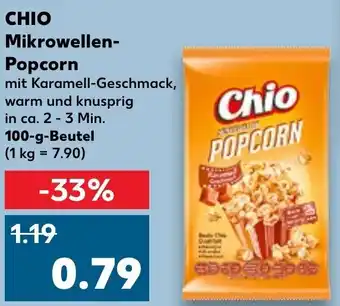 Kaufland Chio Mikrowellen Popcorn 100 g Beutel Angebot