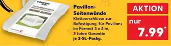 Kaufland Pavillon Seitenwände 2 St. Packg. Angebot