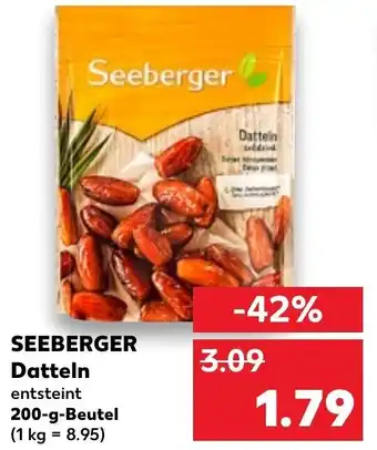 Kaufland Seeberger Datteln 200 g Beutel Angebot
