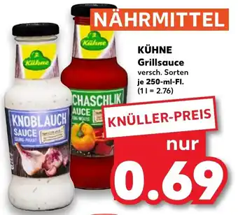 Kaufland Kühne Grillsauce 250 ml Fl. Angebot