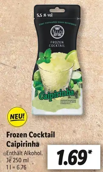 Lidl Frozen cocktail caipirinha Angebot