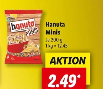 Lidl Hanuta minis Angebot