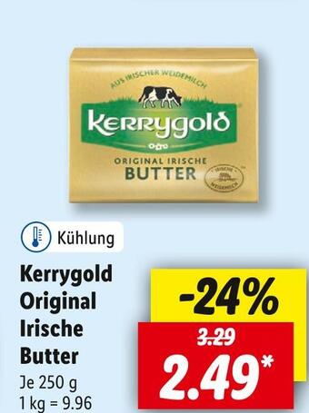 Lidl Kerrygold original irische butter Angebot