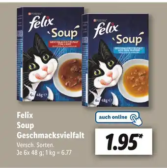 Lidl Felix soup geschmacksvielfalt Angebot