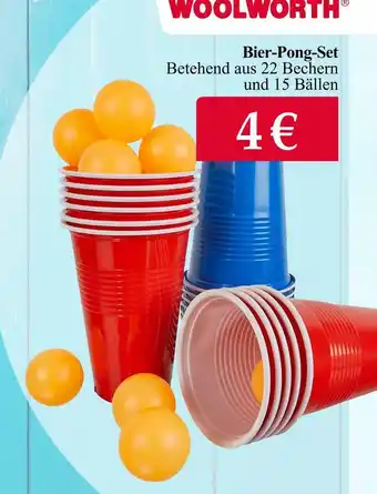 Woolworth Bier-pong-set Angebot