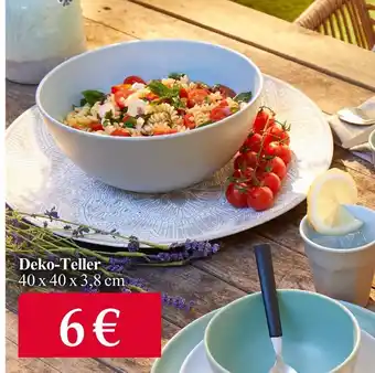 Woolworth Deko-teller Angebot
