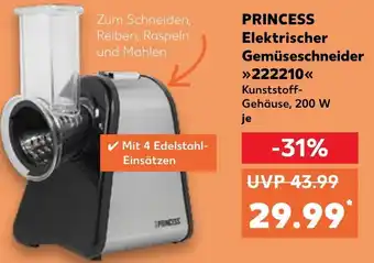 Kaufland Princess Elektrischer Gemüseschneider ,,222210" Angebot