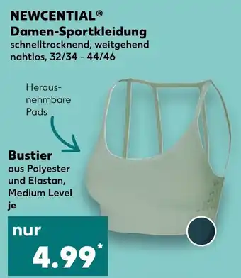 Kaufland Newcential Damen Sportkleidung ''Bustier" Angebot