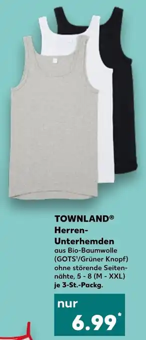 Kaufland Townland Herren Unterhemden 3 St. Packg. Angebot