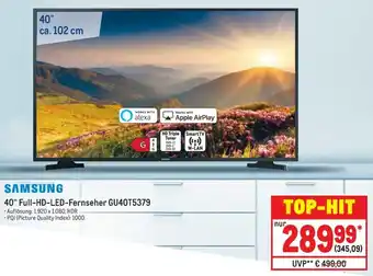 METRO Samsung 40" Full HD LED Fernseher GU40T5379 Angebot