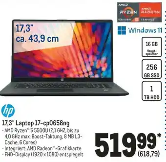 METRO hp 17,3" Laptop 17-cp0658ng Angebot