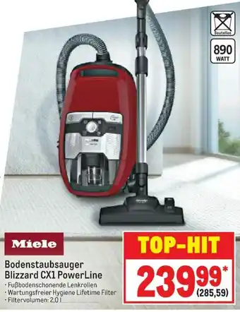 METRO Miele Bodenstaubsauger Blizzard CX1 PowerLine Angebot