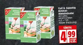 Elli Markt Gut & Günstig Einmal Handschuhe 100er Packung Angebot