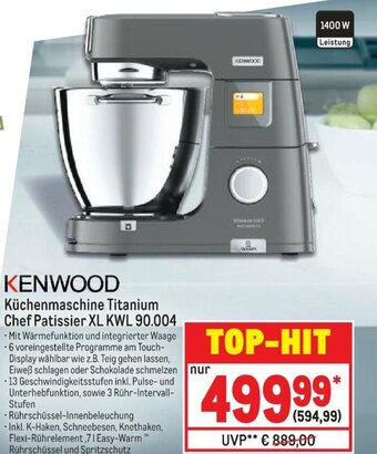 METRO Kenwood Küchenmaschine Titanium Chef Patissier XL KWL 90.004 Angebot