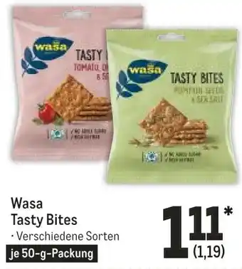 METRO Wasa Tasty Bites 50 g Packung Angebot