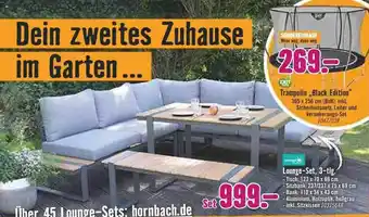 Hornbach Lounge Set 3-tlg. Angebot