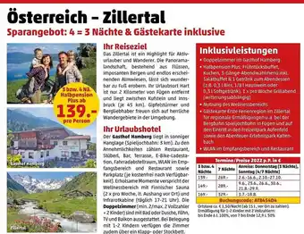 Penny Reisen österreich - Zillertal Angebot