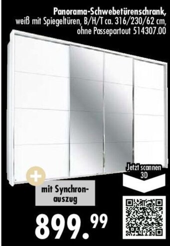 Möbel Boss Panorama Schwebetürenschrank Angebot