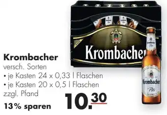 Handelshof Krombacher Kasten 24x0,33/20x0,5 L Flaschen Angebot