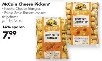 Handelshof McCain Cheese Pickers' Nacho Cheese Triangles 1kg Beutel Angebot