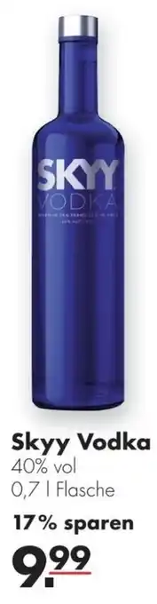 Handelshof Skyy Vodka 0,7 L Flasche Angebot