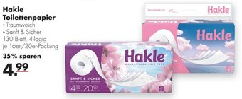 Handelshof Hakle Toilettenpapier 16er/20er Packung Angebot