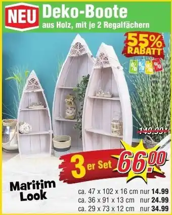 Wiglo Wunderland Deko Boote 3er Set Angebot