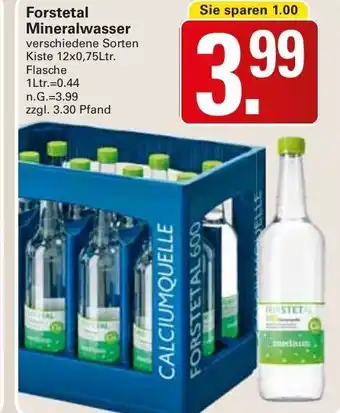 WEZ Forstetal Mineralwasser 12*750ml Angebot