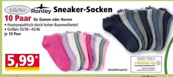 Norma Ronley Sneaker Socken 10 Paar Angebot