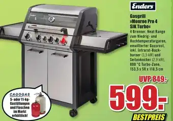 B1 Discount Baumarkt Enders Gasgrill ,,Monroe Pro4 SIK Turbo" Angebot