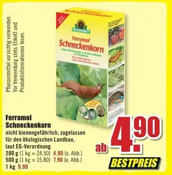 B1 Discount Baumarkt Ferramol Schneckenkorn Angebot