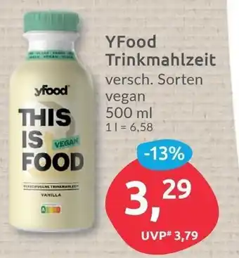 Budni YFood Trinkmahlzeit 500ml Angebot