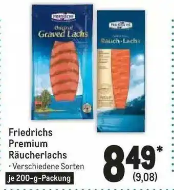 METRO Friedrichs Premium Räucherlachs Angebot