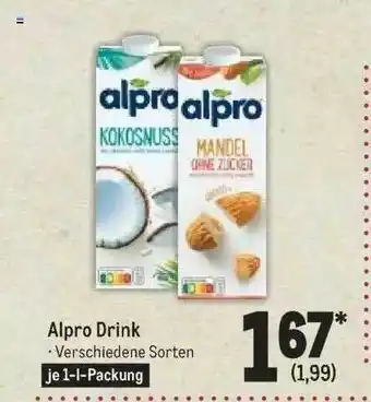 METRO Alpro Drink Angebot