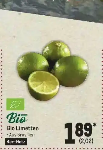 METRO Metro Bio Bio Limetten Angebot