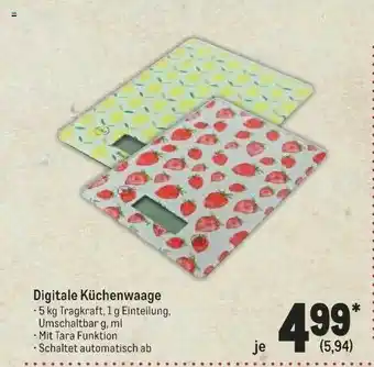 METRO Digitale Küchenwaage Angebot