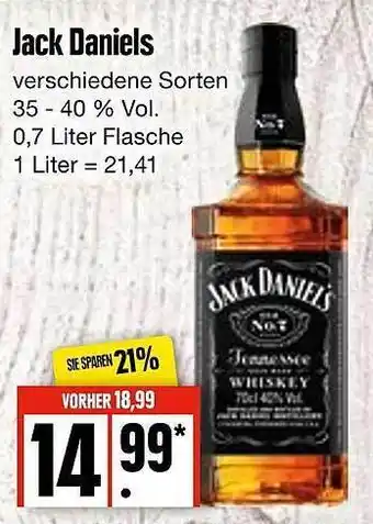 Edeka Frischemarkt Jack Daniels Angebot