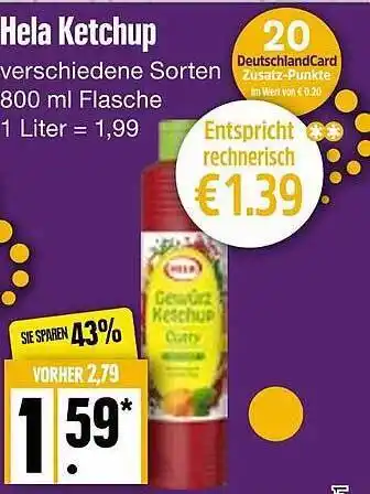 Edeka Frischemarkt Hela Ketchup Angebot